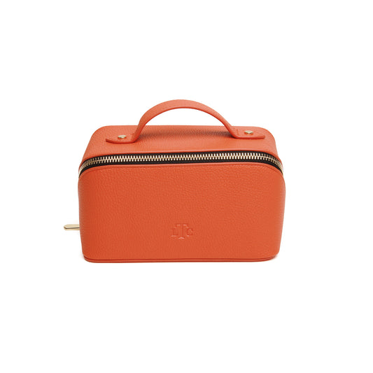 The London Train Case Co. - Orange and Black Mini Train Case