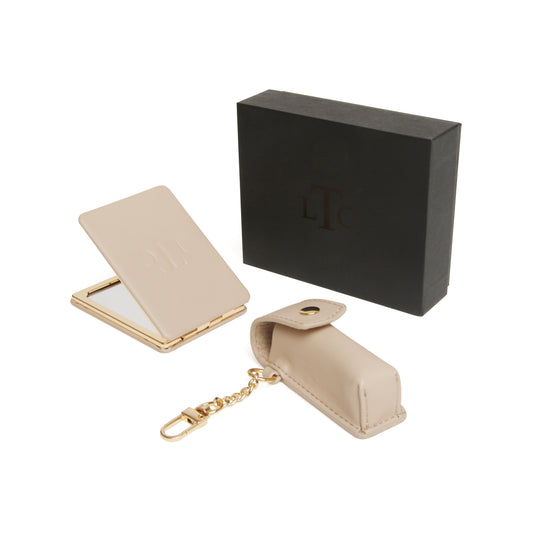 Stone LTC - Mirror and Lipstick Holder Gift Set