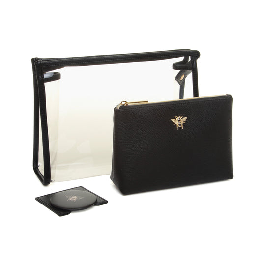Black Luxury 3 Piece Beauty/Makeup Gift Set