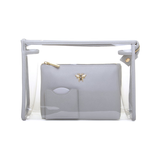 Grey Luxury 3 Piece Beauty/Makeup Gift Set