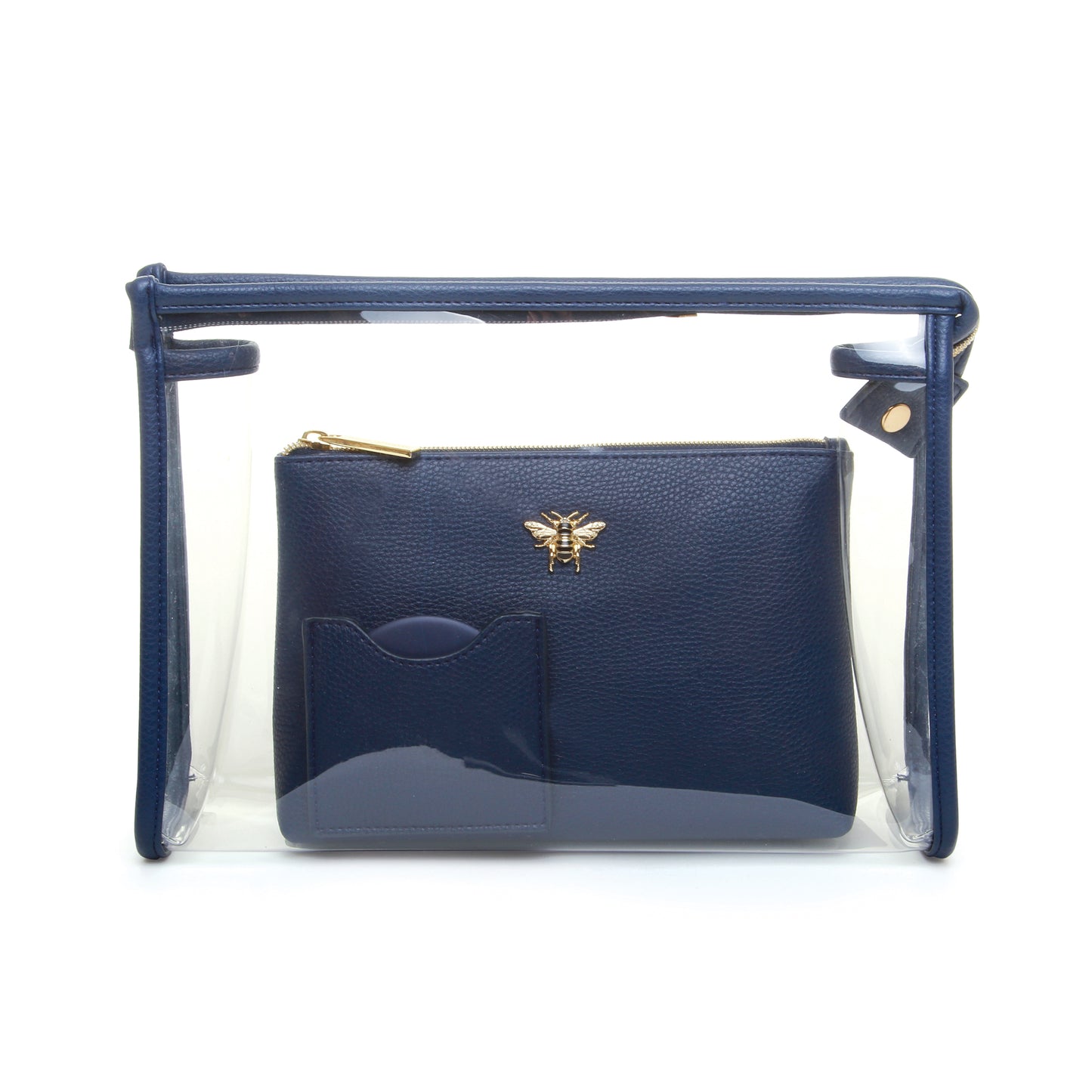 Navy Luxury 3 Piece Beauty/Makeup Gift Set