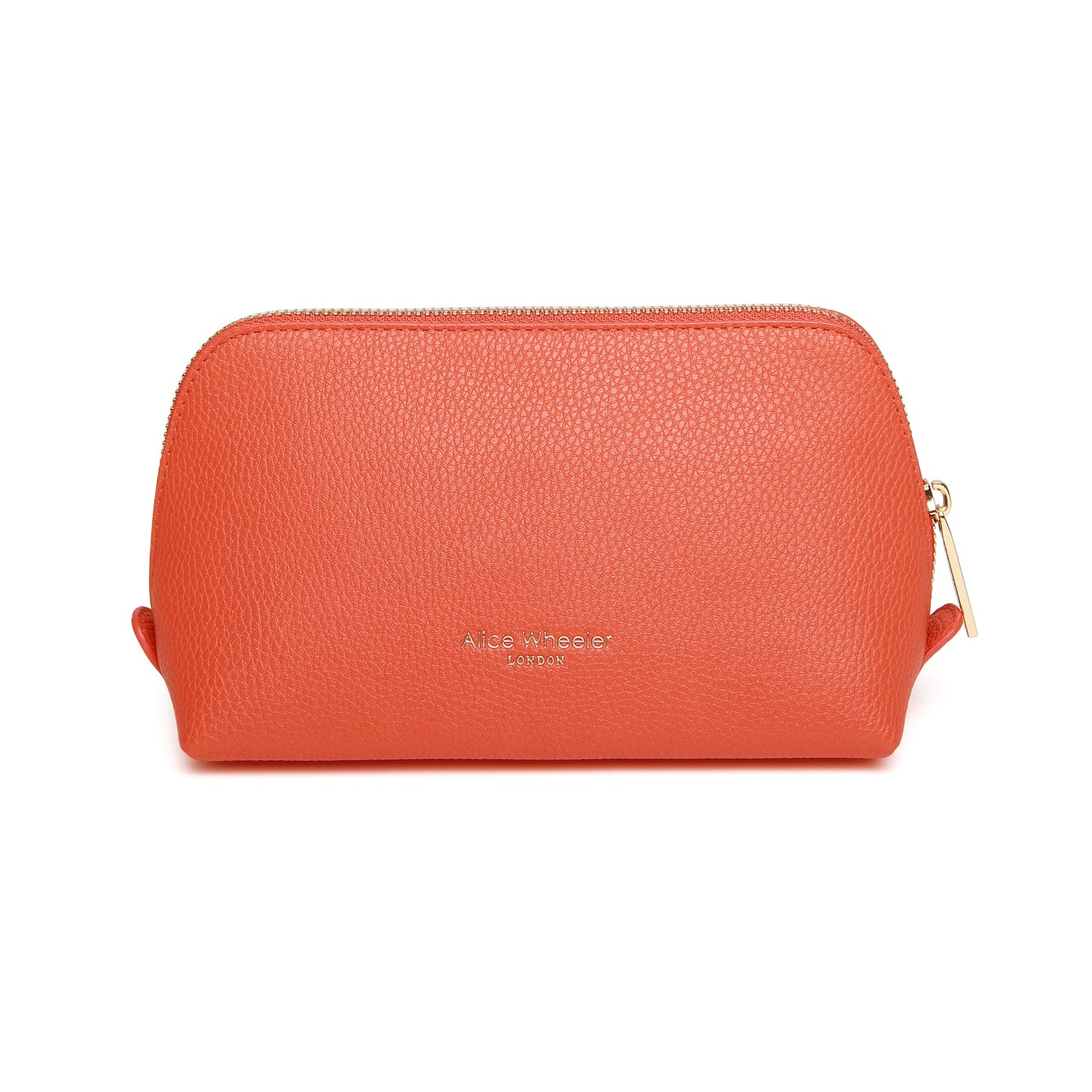 Luxury Orange beauty/makeup bag Small