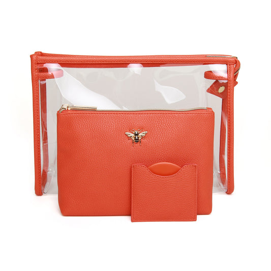 Orange Luxury 3 Piece Beauty/Makeup Gift Set