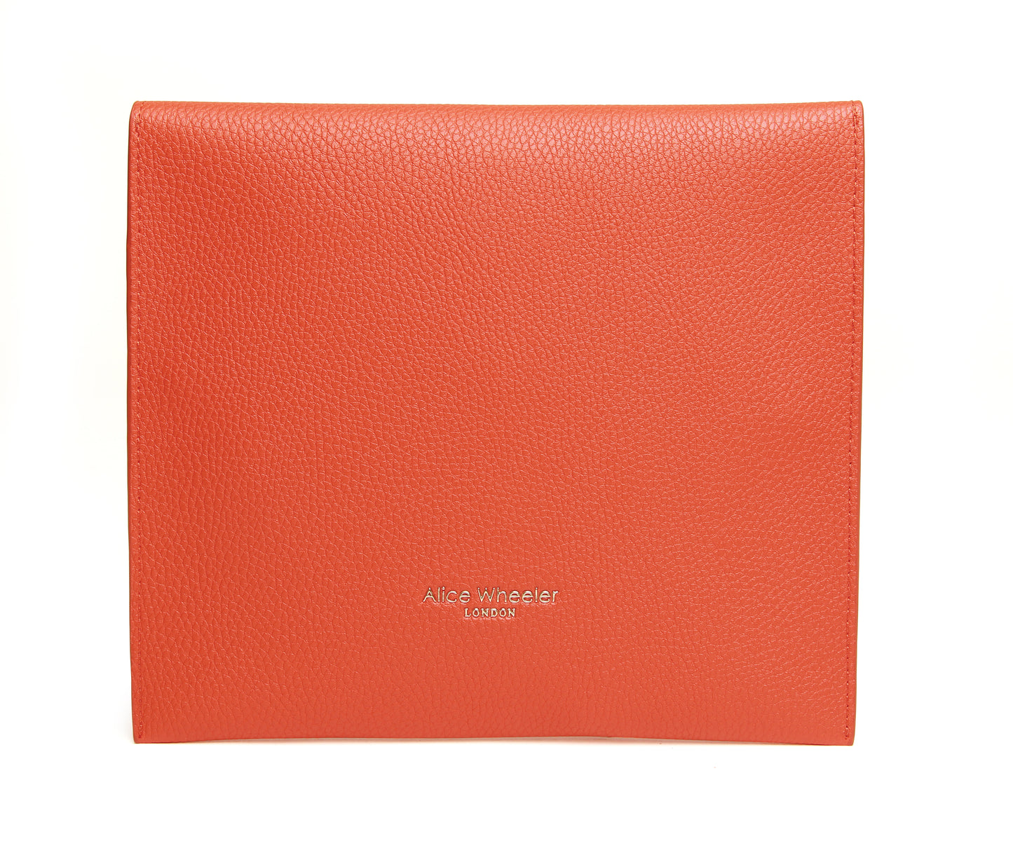 Orange Luxury Travel Mirror and Case with 7x magnifying