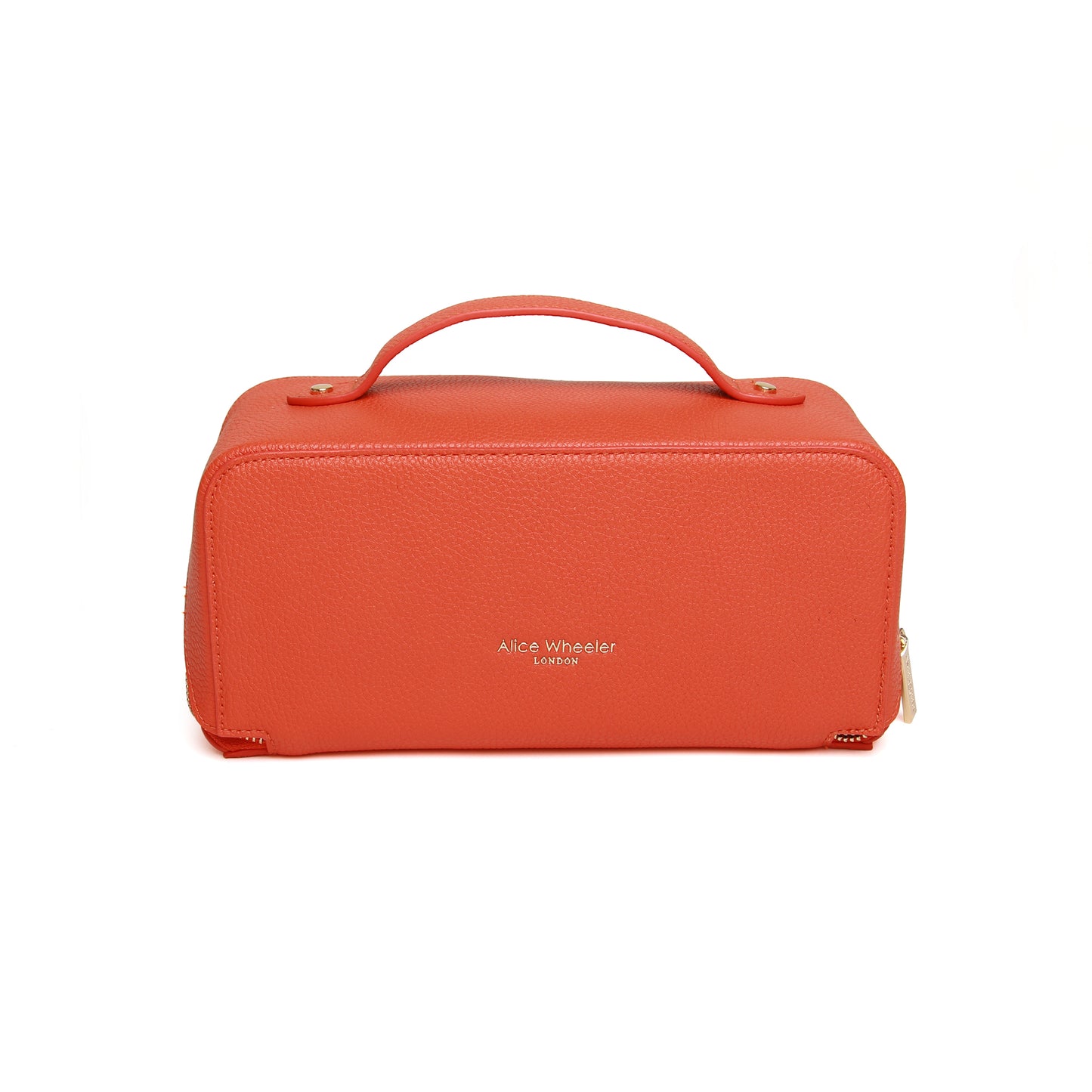 Mini Orange Train Case