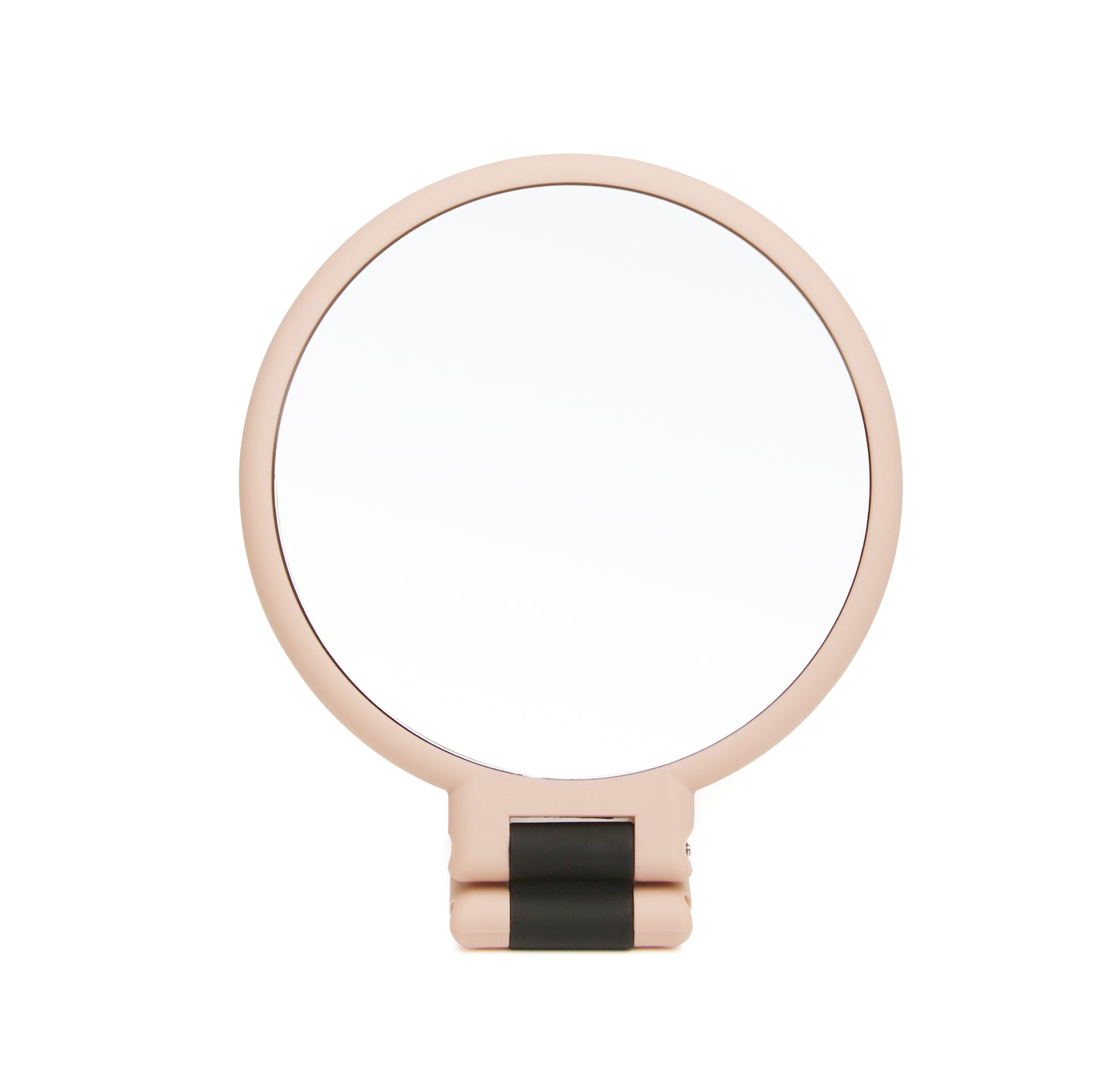 Pink - Soft Touch Hand Mirror 10x Mag