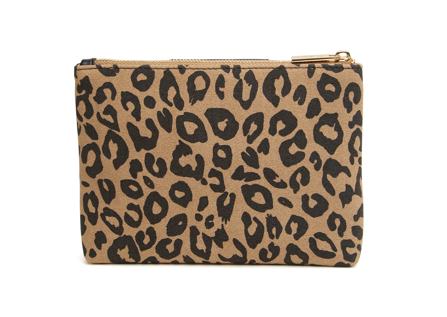 Dark Leopard Print Pouch