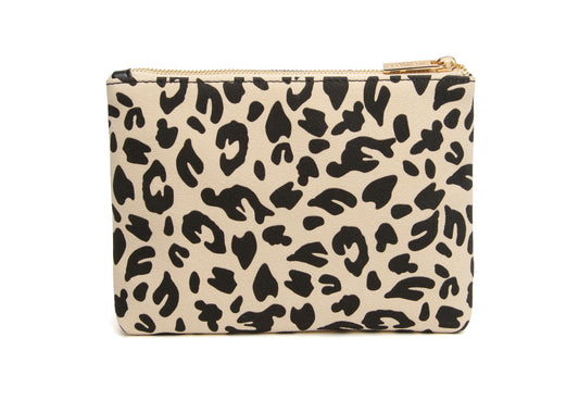 Light Leopard Print Pouch
