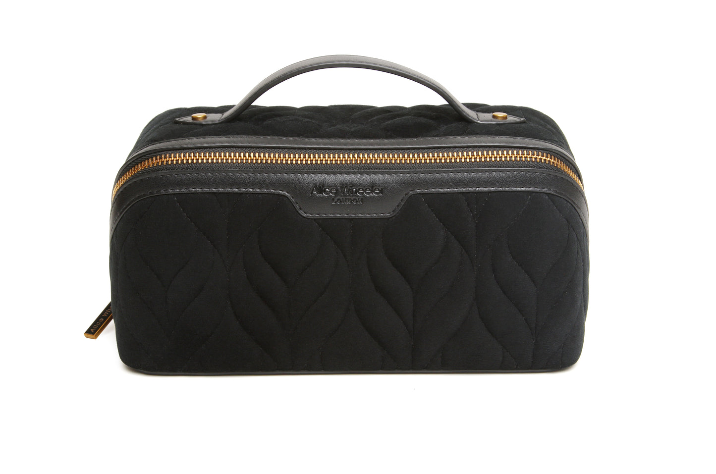 Black Velvet Train Case