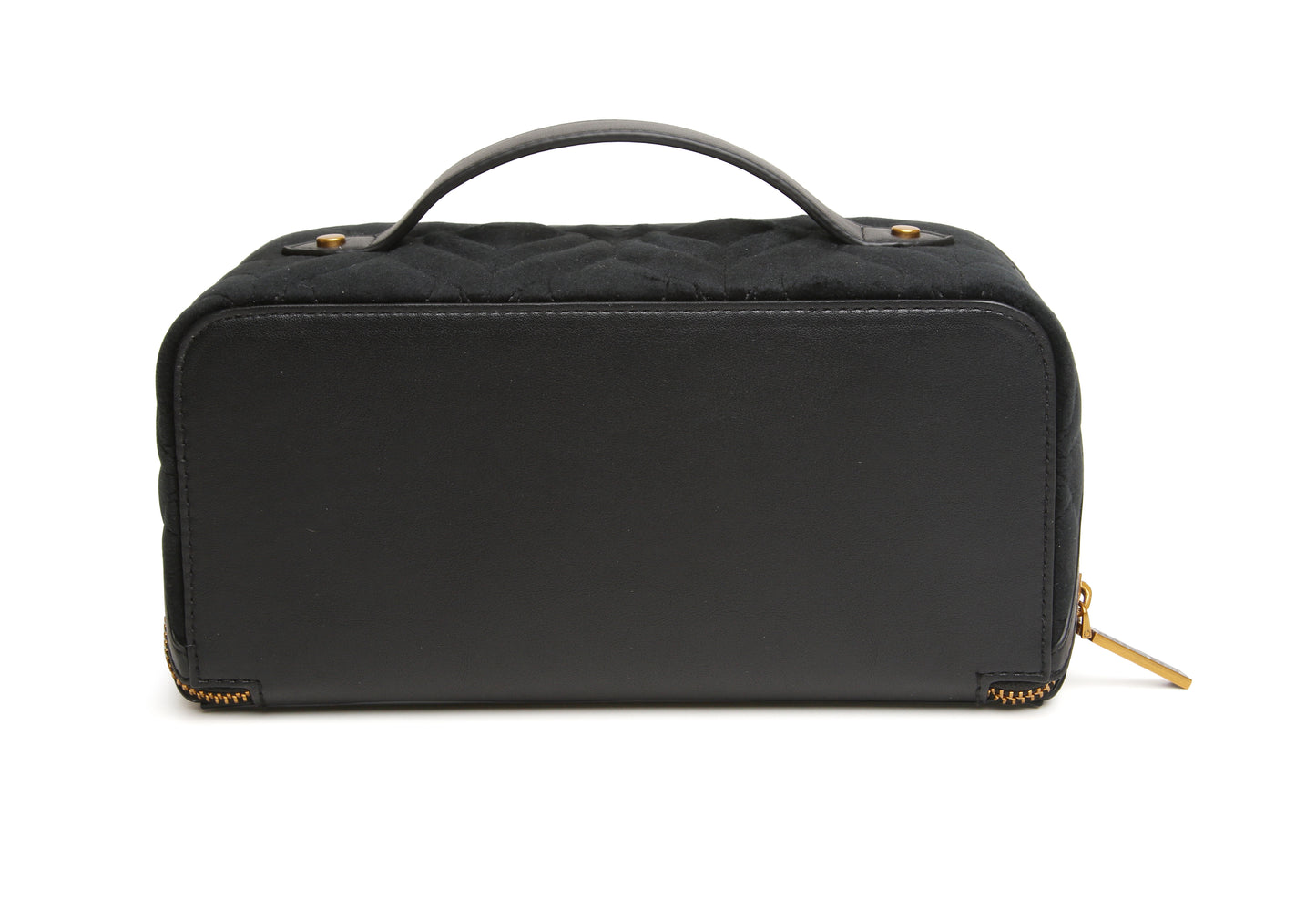 Black Velvet Train Case
