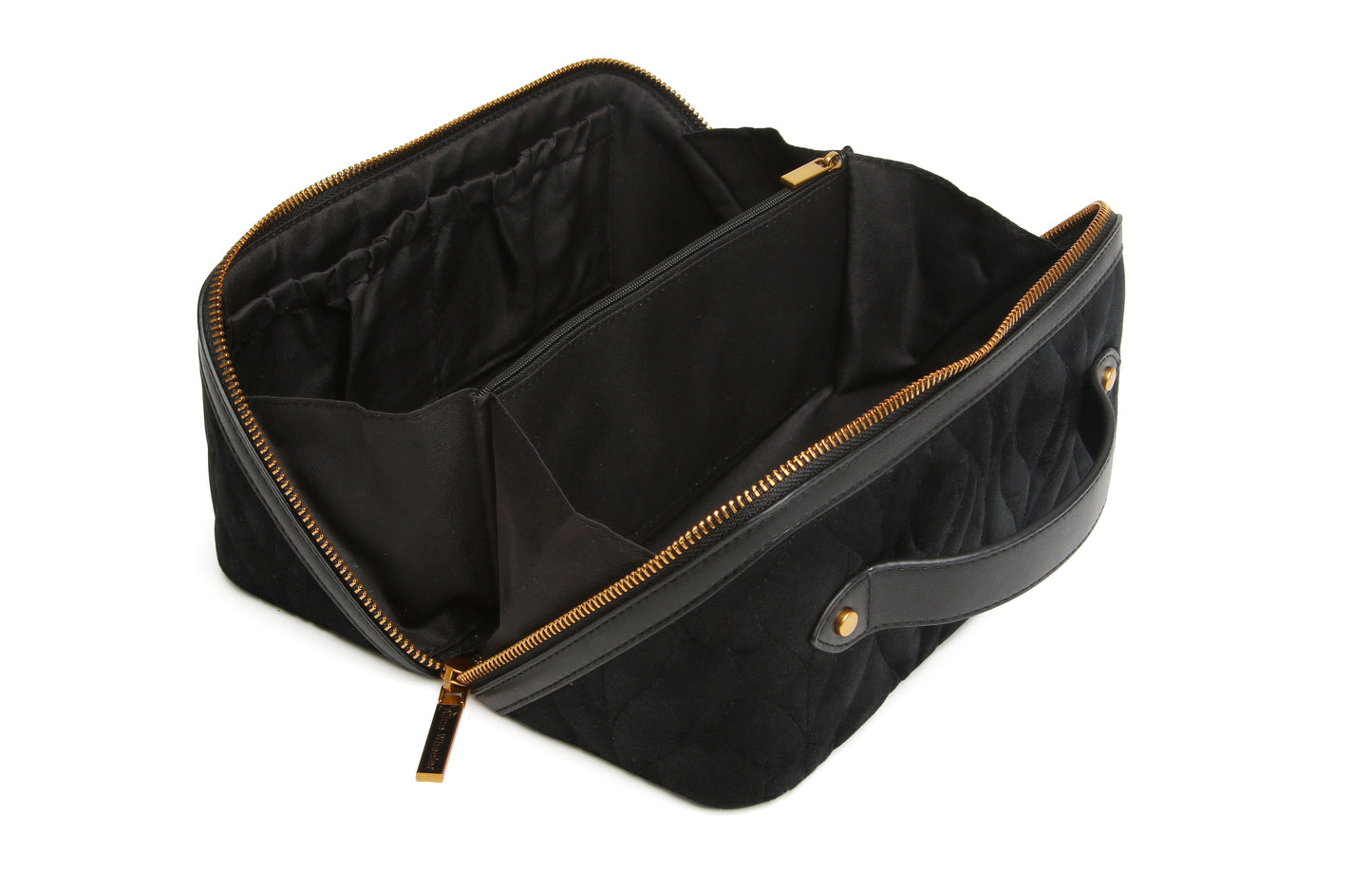 Black Velvet Train Case