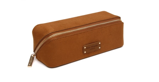 Fudge Kensington Suede Small Train Case