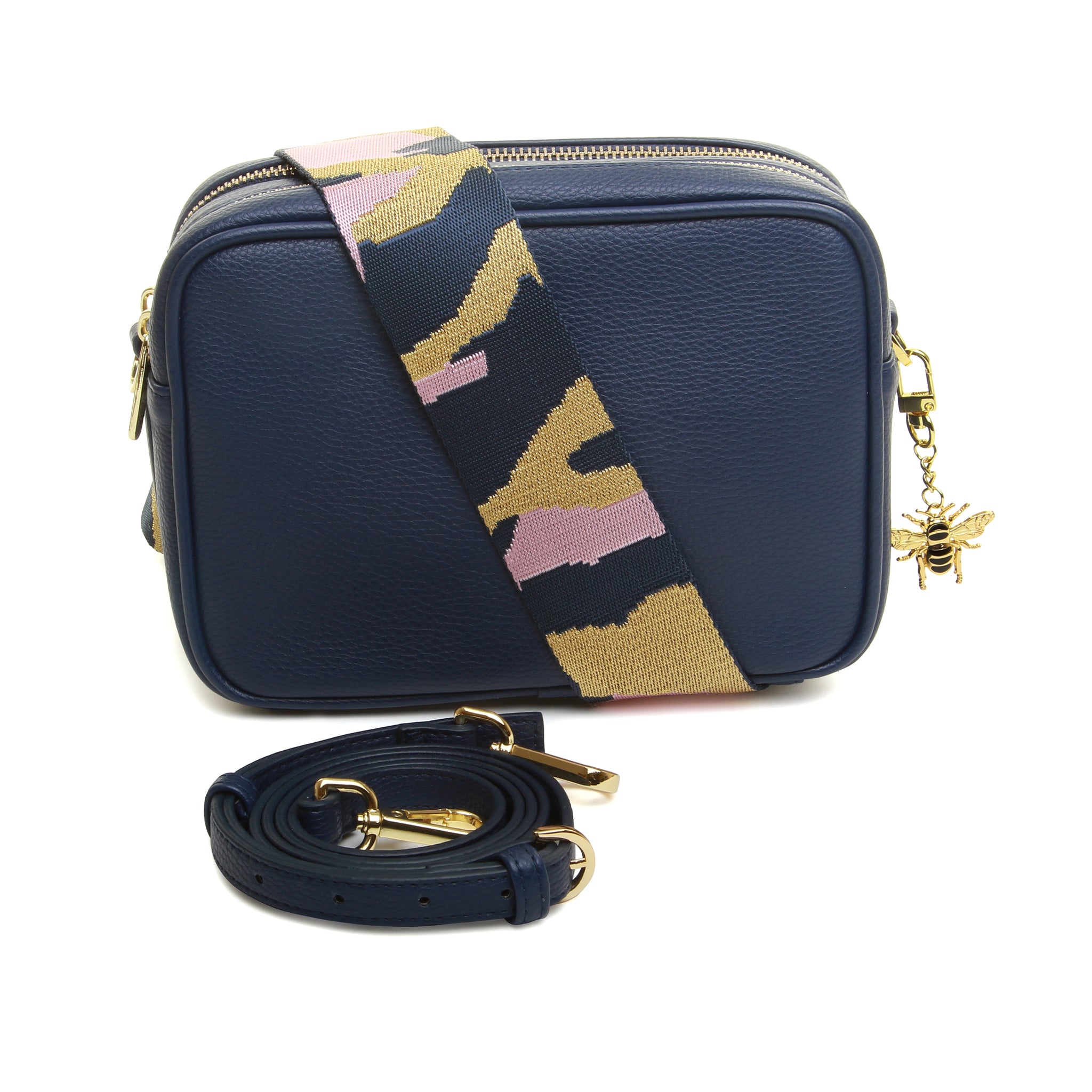 Navy Soho Crossbody Bag – Alice Wheeler London - Main Image