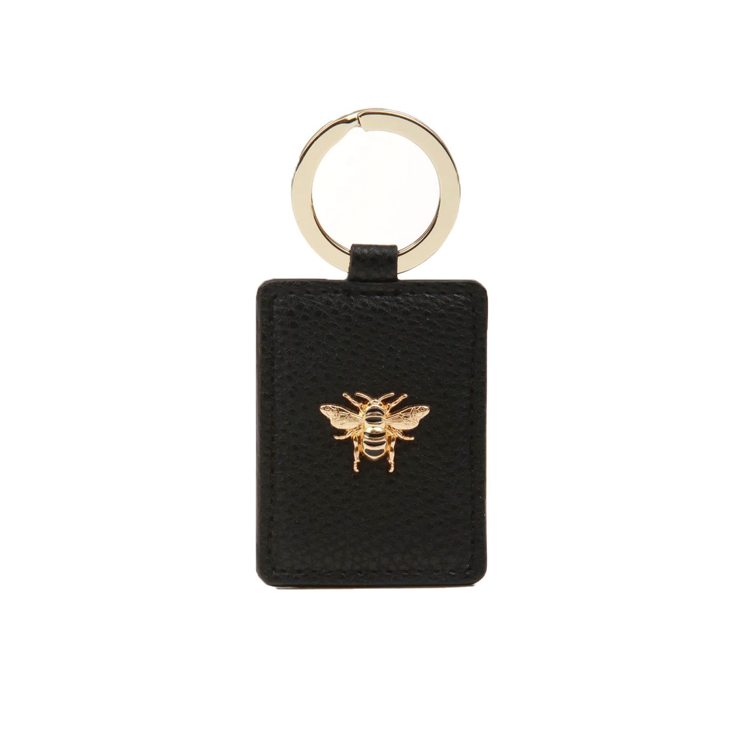 Black - Key ring with Bee