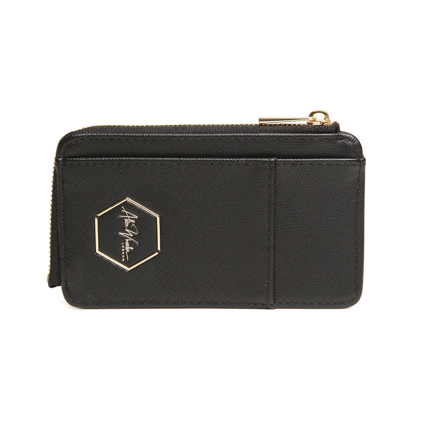 Black - Honeycomb Bath Coin & Card Purse