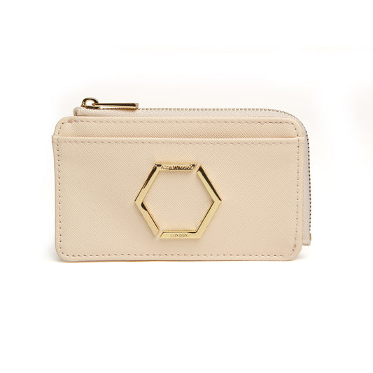 Cream - Honeycomb Bath Coin & Card Purse