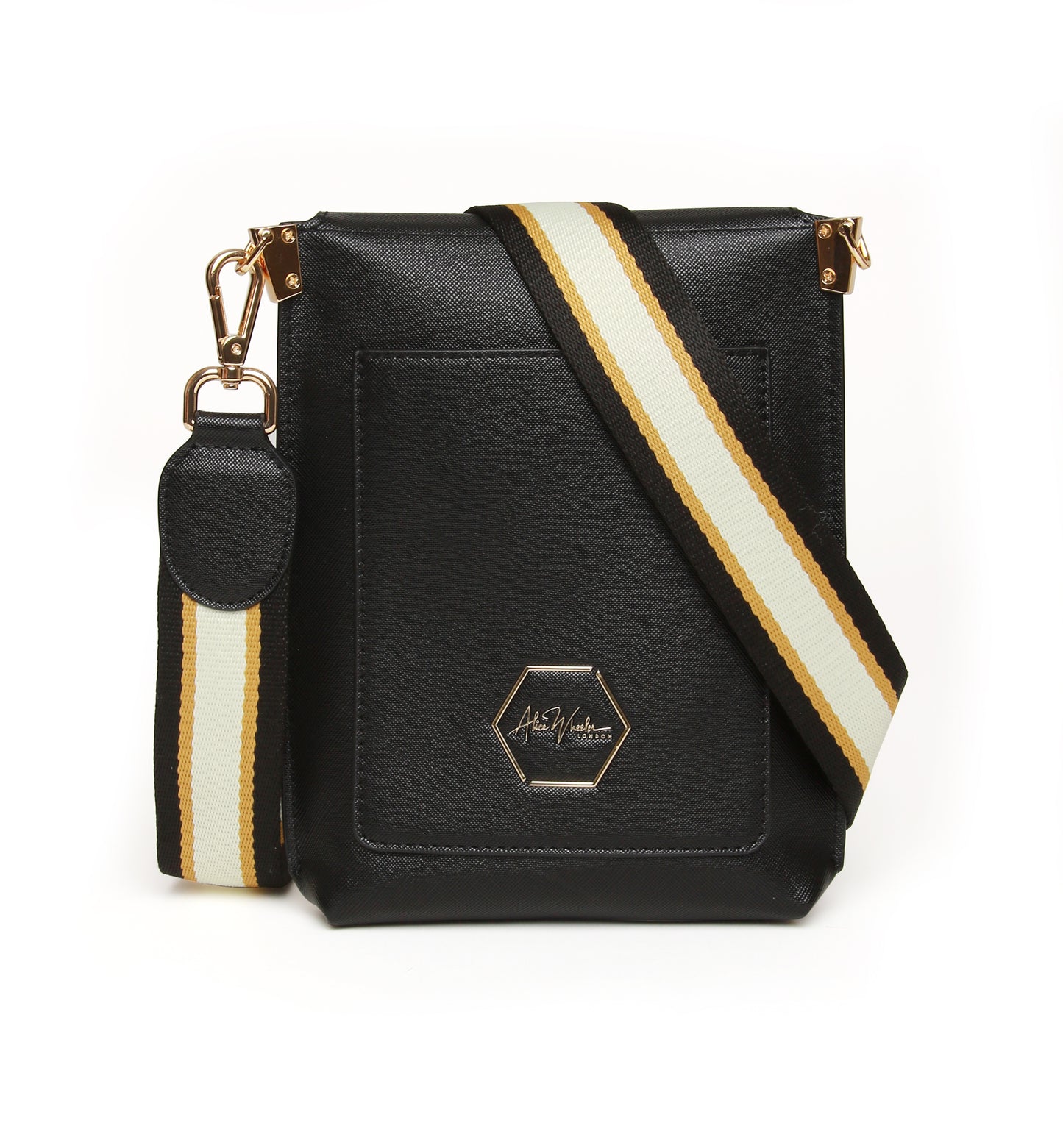Black - Brompton Honeycomb Cross Body Bag