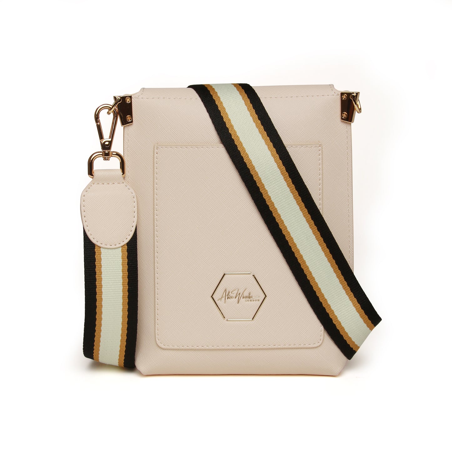 Cream - Brompton Honeycomb Cross Body Bag