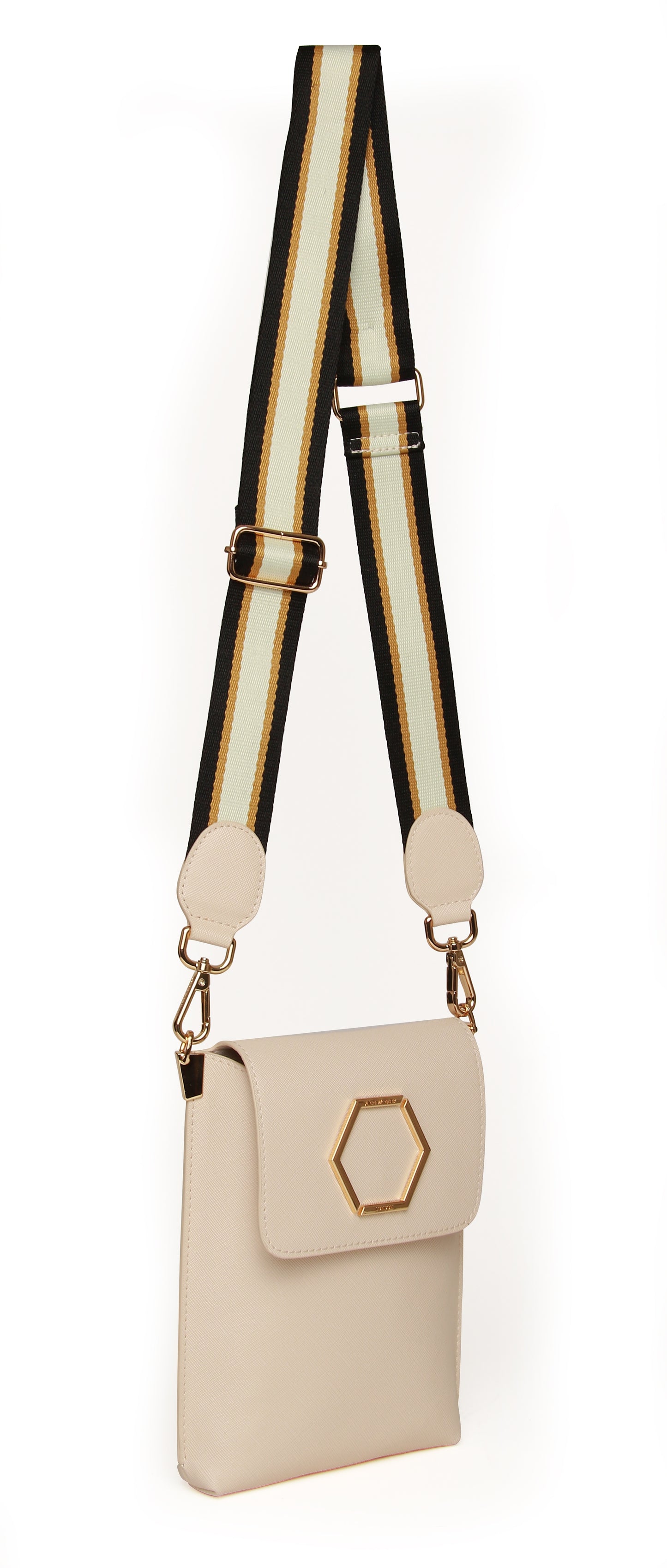 Cream - Brompton Honeycomb Cross Body Bag