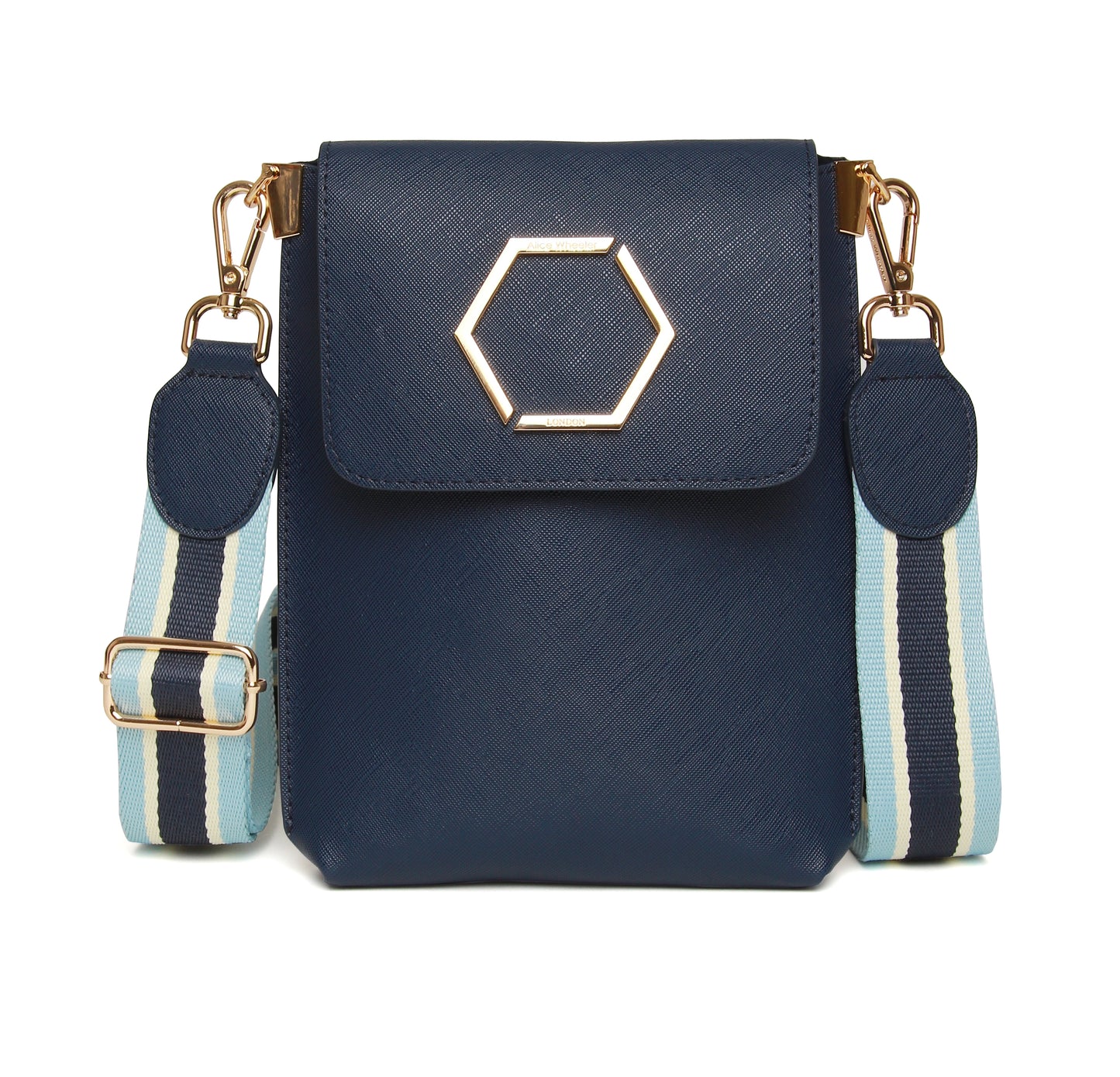 Navy - Brompton Honeycomb Cross Body Bag