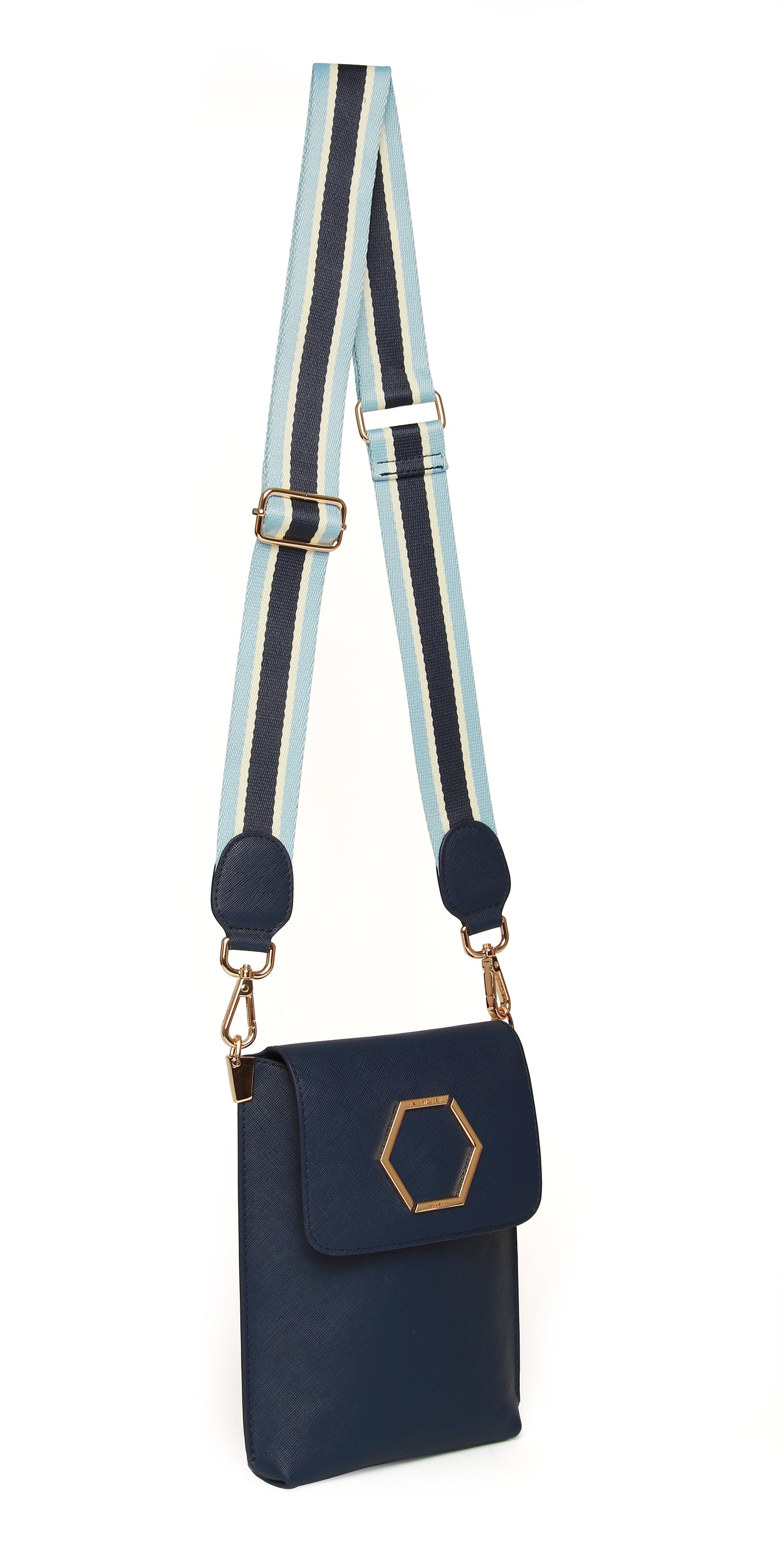 Navy - Brompton Honeycomb Cross Body Bag