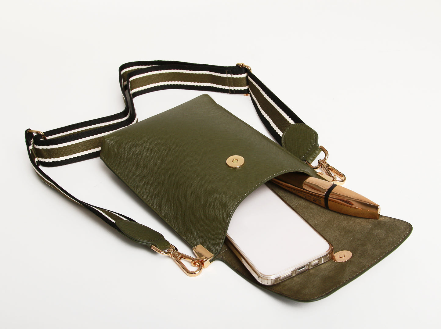Olive - Brompton Honeycomb Cross Body Bag