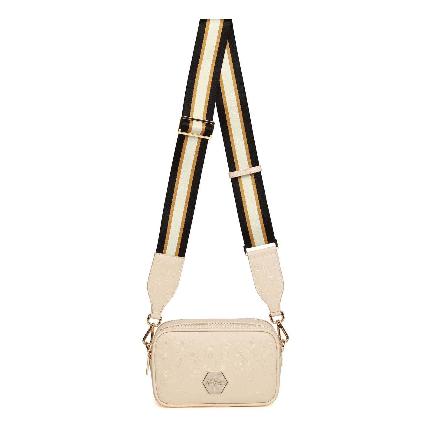 Cream - Pimlico Honeycomb Cross Body Bag