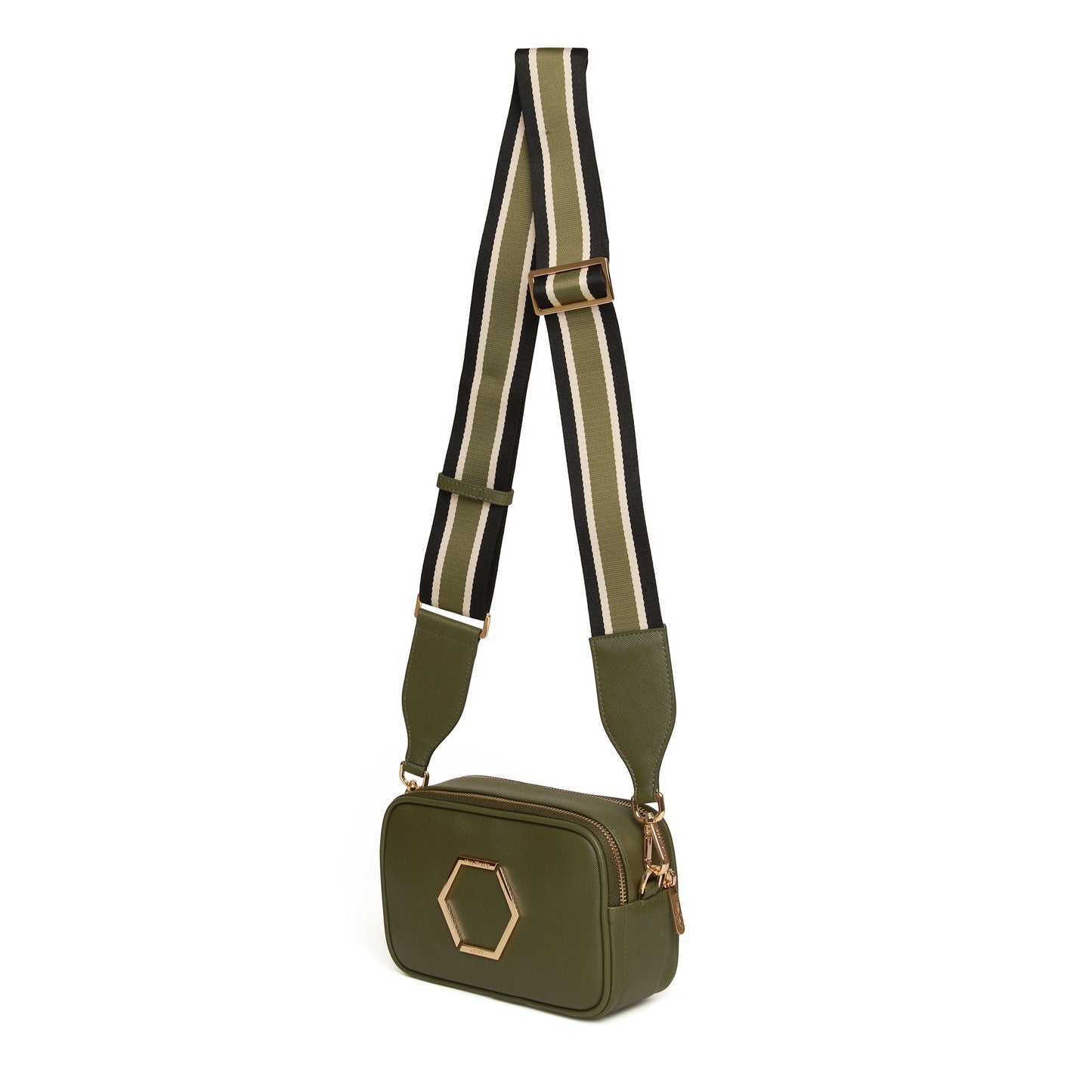 Olive - Pimlico Honeycomb Cross Body Bag