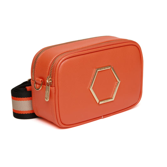 Orange - Pimlico Honeycomb Cross Body Bag