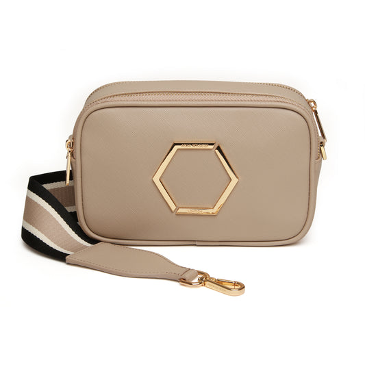 Stone - Pimlico Honeycomb Cross Body Bag