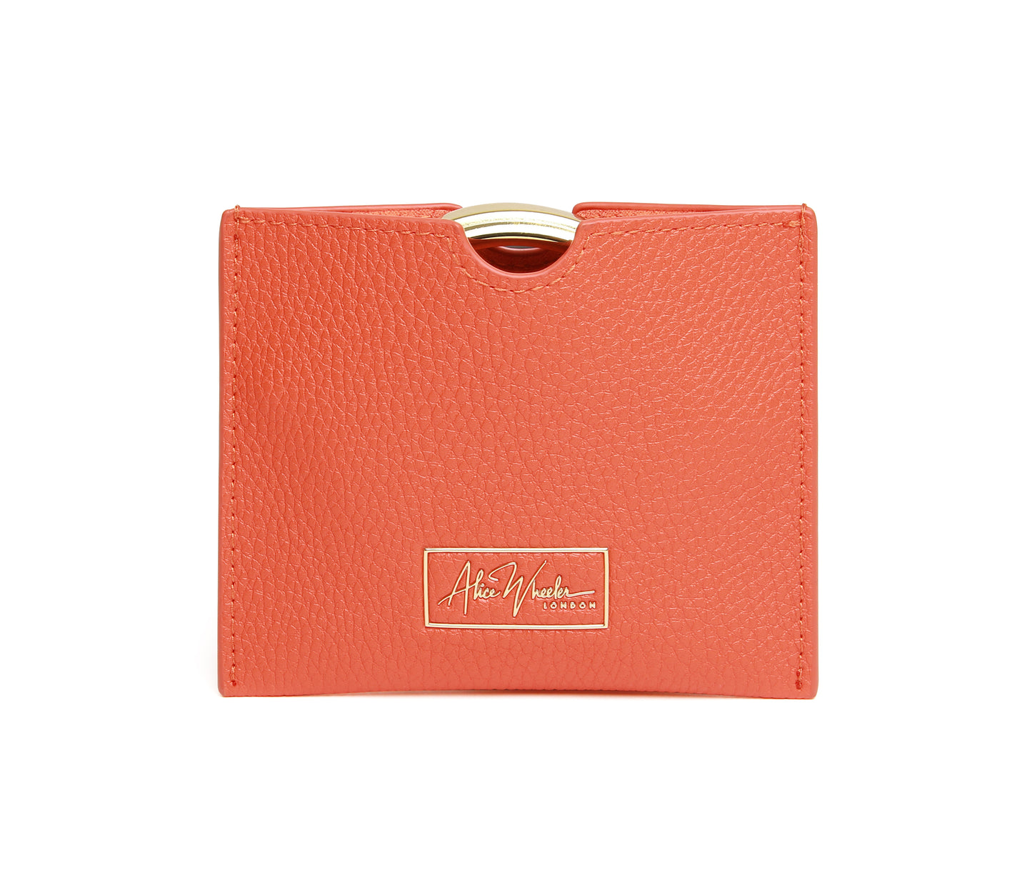 Orange Handbag 7x magnifying mirror and pouch