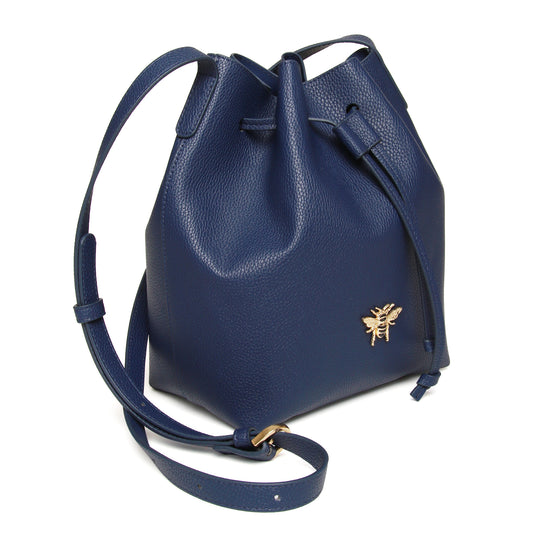 Navy - Bucket Cross body bag