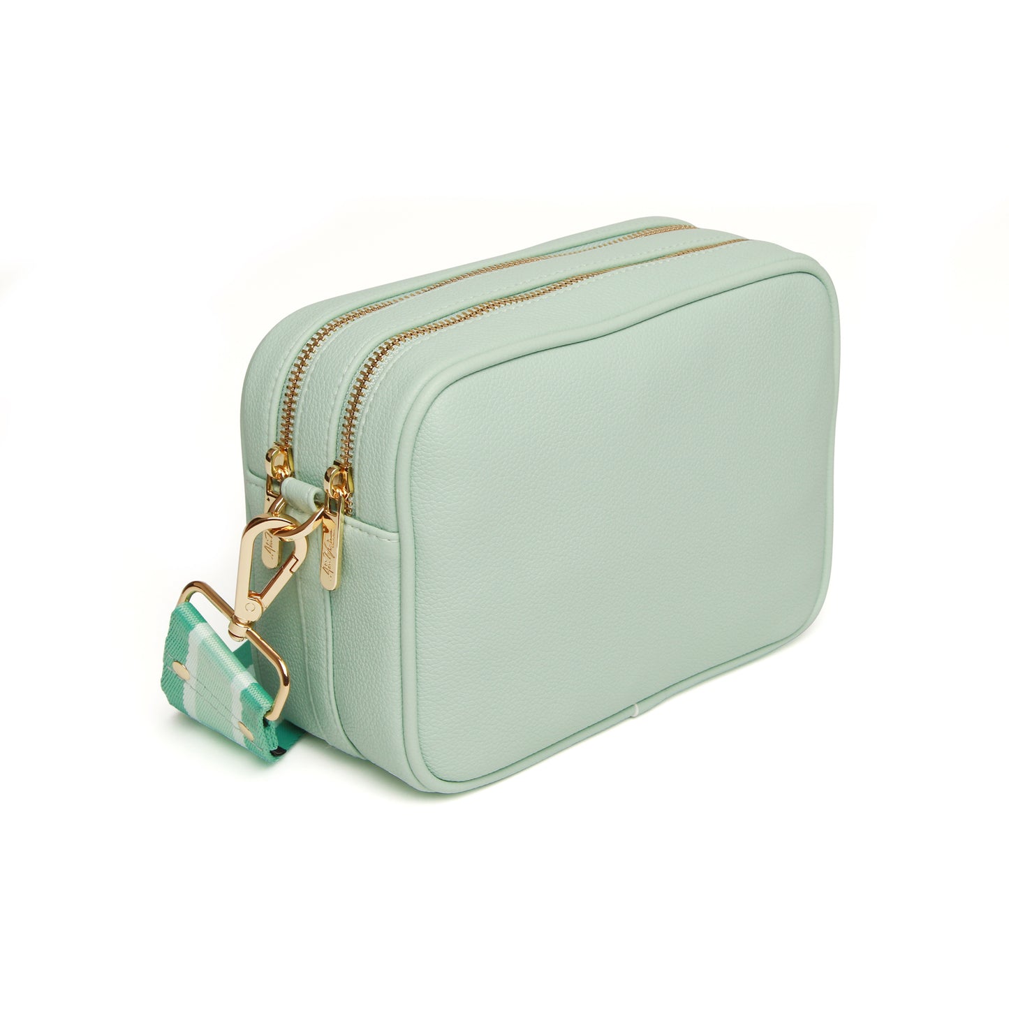 Pastel Mint Soho Dual Compartment Camera Crossbody Bag