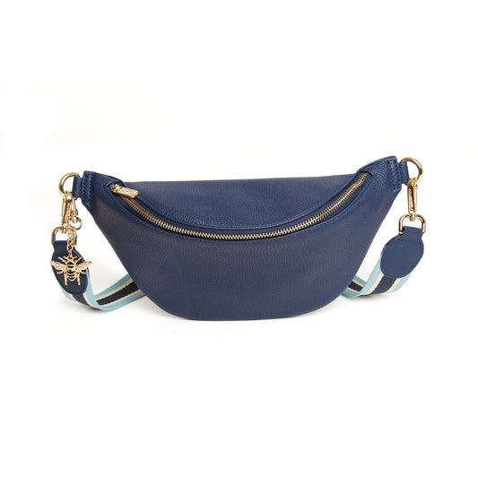 Navy - Banana Bag