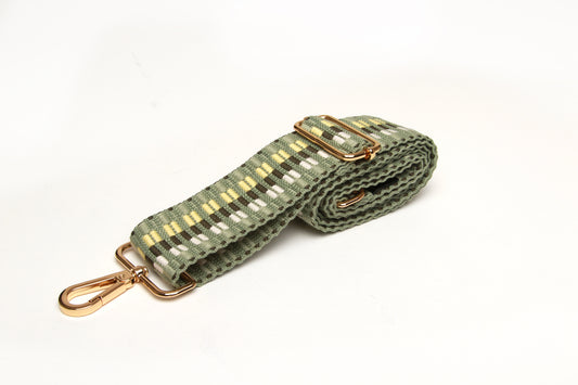 Zig Zag Sage Cross Body strap