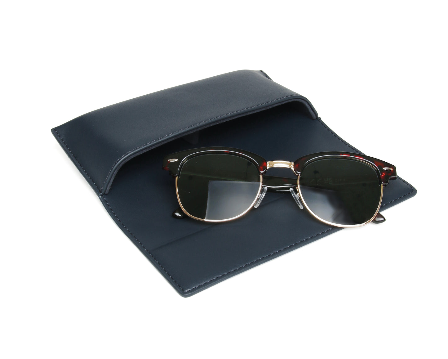 Navy - Rome Glasses Case