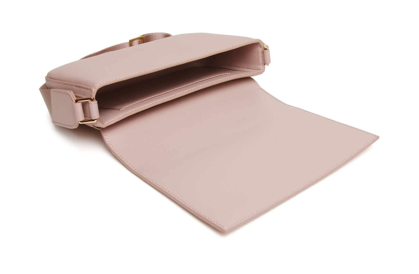 Pink - Lisbon Crossbody Bag From The Nappa Range