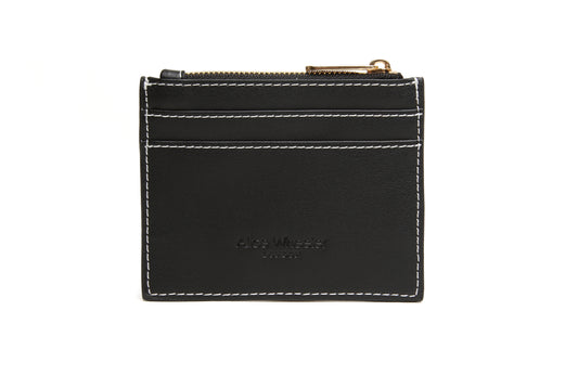 Black Sloane Coin & Card Purse