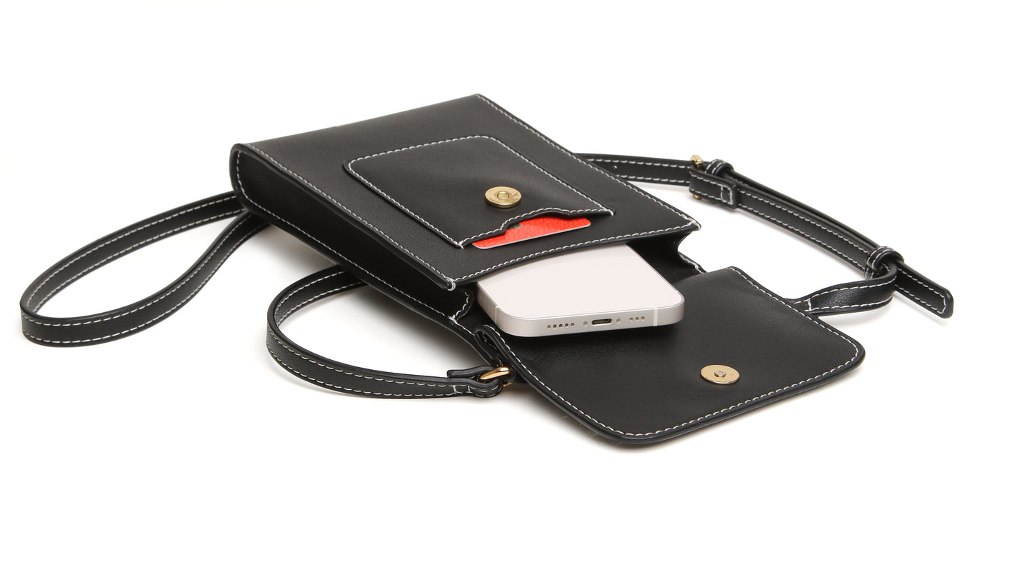Black - Sloane Mini Bloomsbury Crossbody and Phone Bag