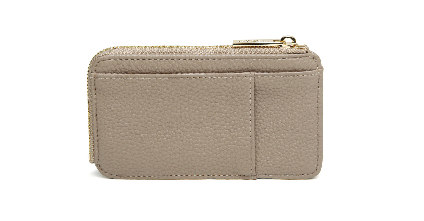 Mink - Kensington Suedette Coin and Card Purse