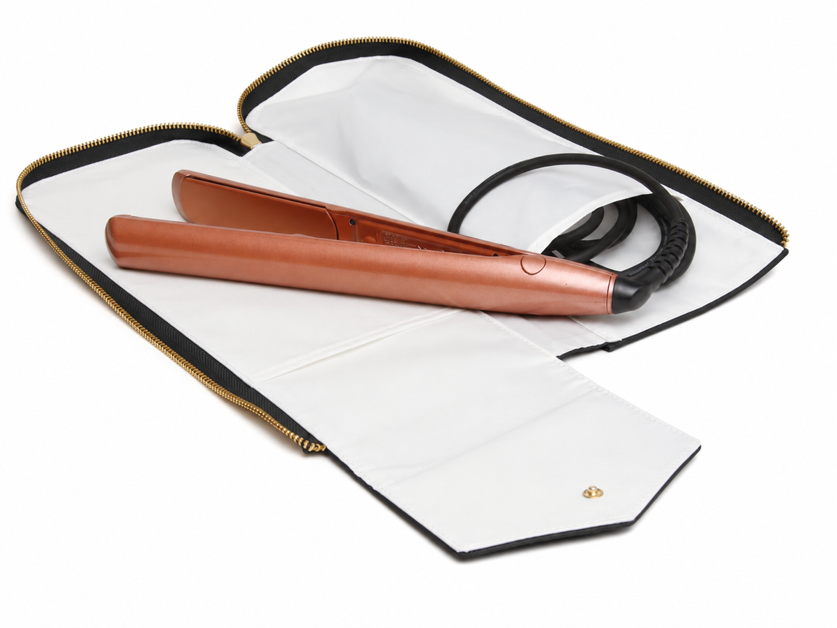 Black - Hair Styling Pouch