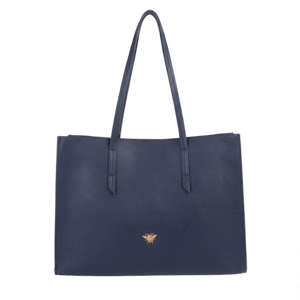 Navy Classic Large Tote