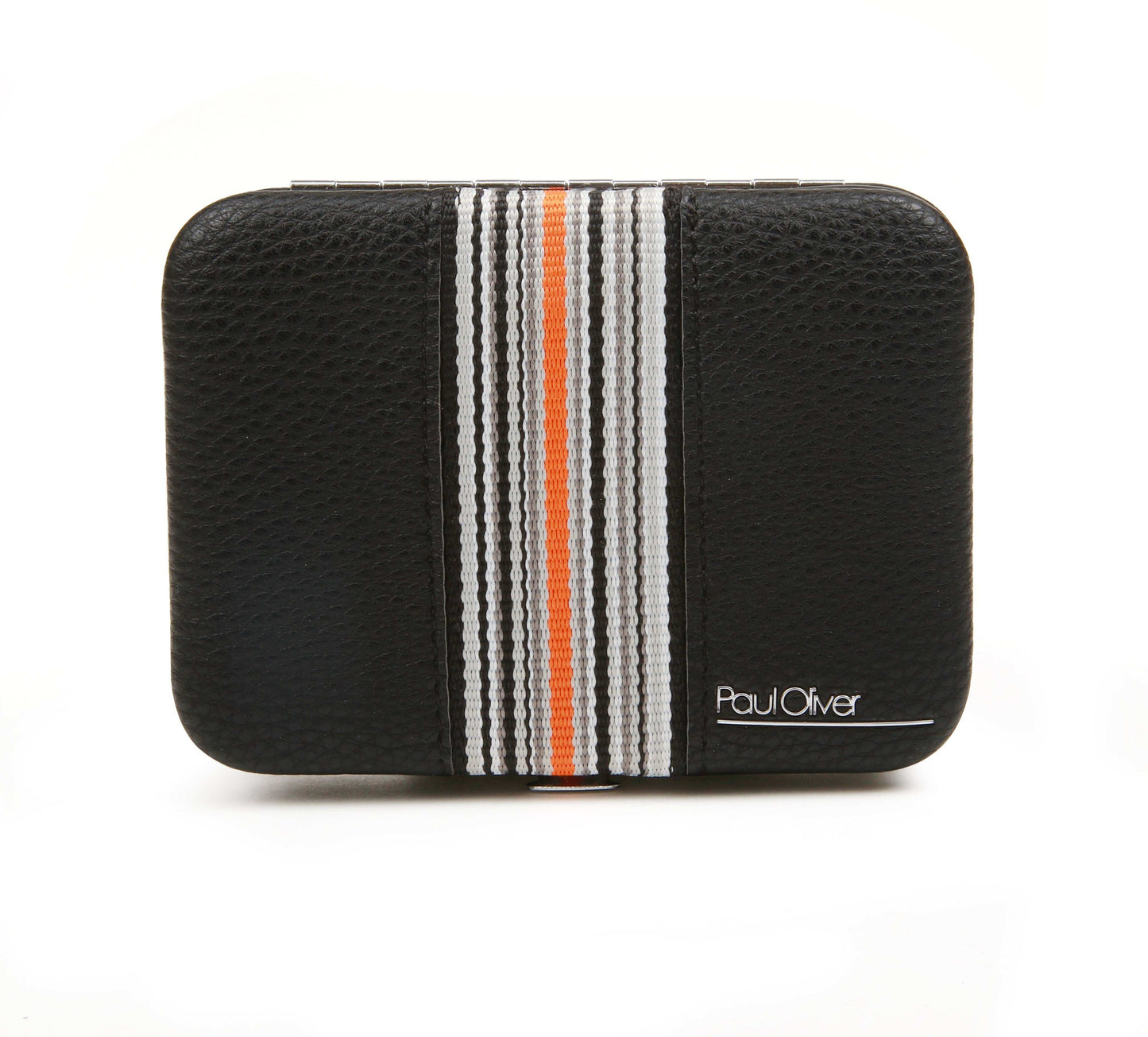 Mens 5pc Grooming/Manicure Set with Orange Stripe - by Paul Oliver