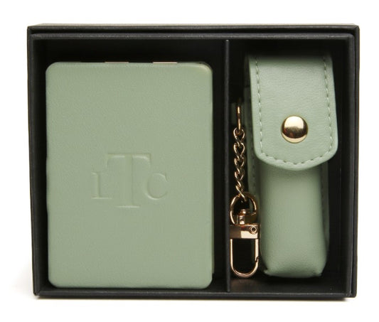 Sage LTC - Mirror and Lipstick Holder Gift Set