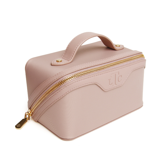 Pink - The London Train Case Co. Mini Two-Tone Train Case