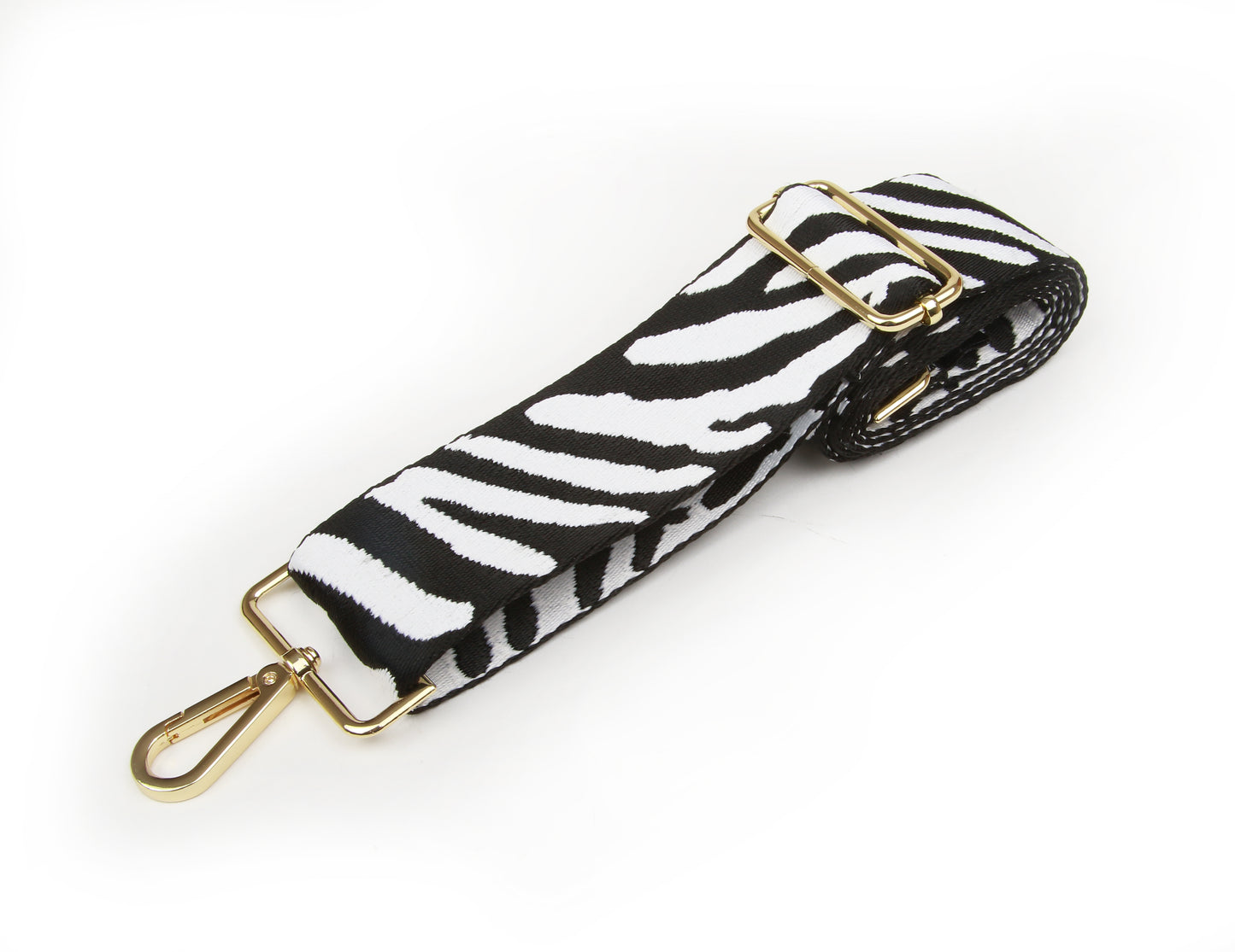 Zebra woven shoulder strap