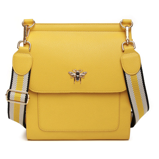 Mustard Large Bloomsbury Cross body bag
