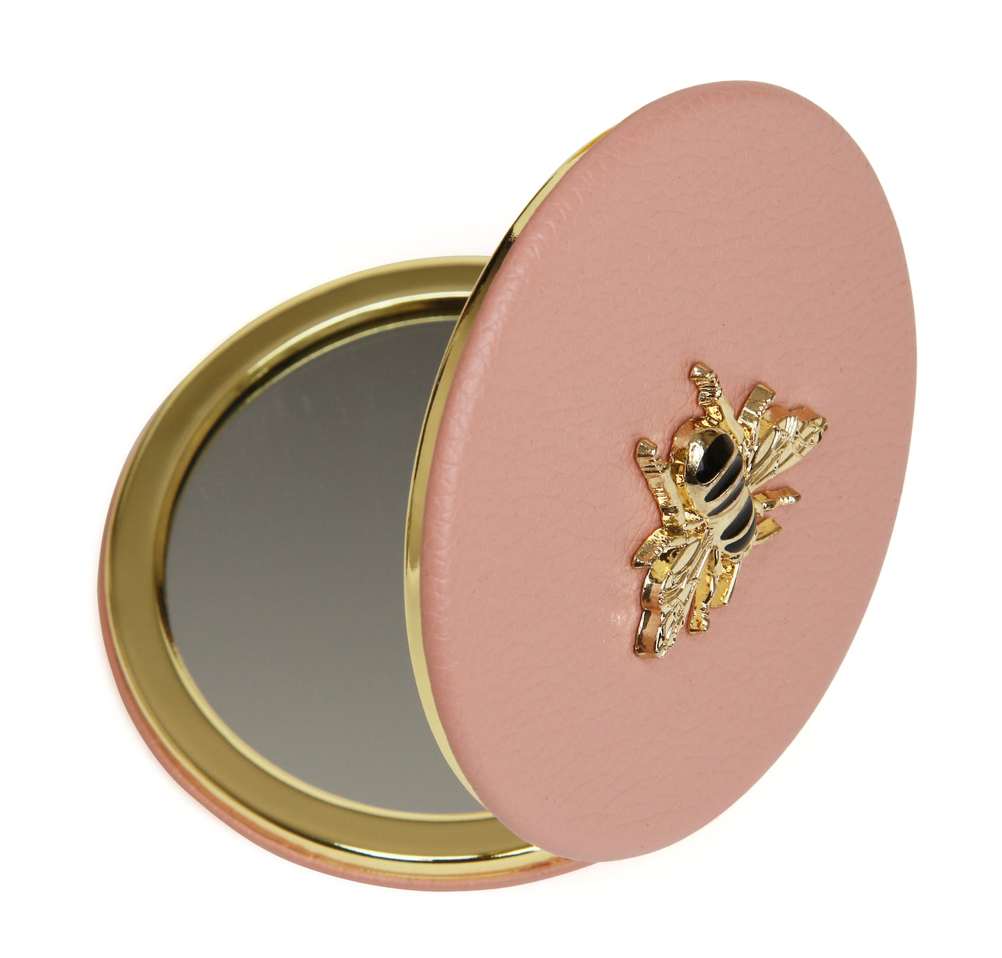 Pink Compact Mirror - Round