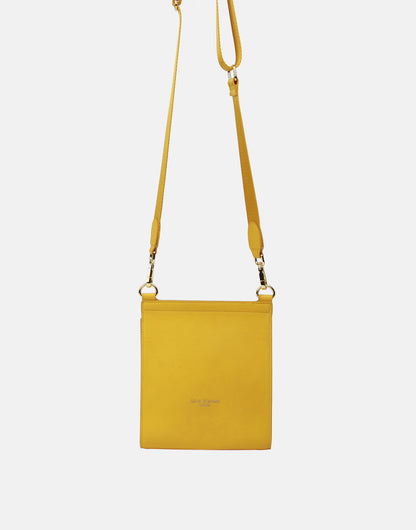 Yellow Gold Bloomsbury Messenger Cross Body Bag