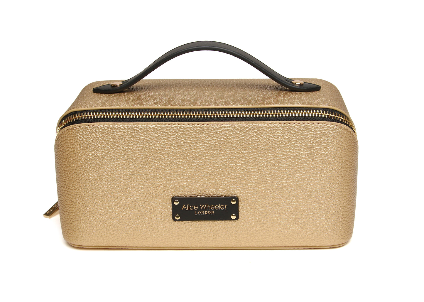 Gold Black - Kensington Train Case
